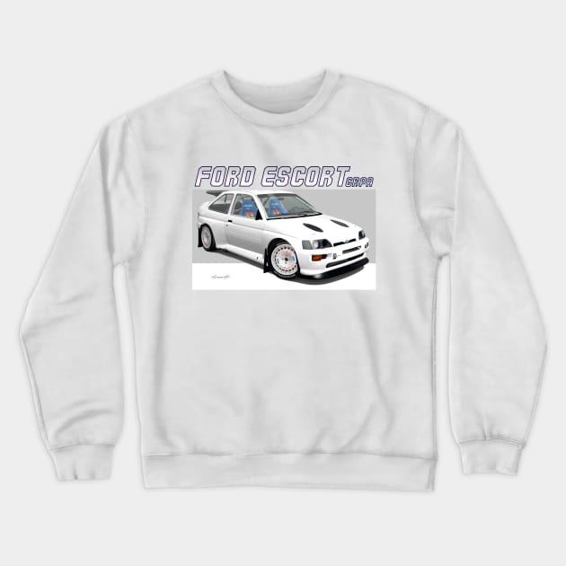 GrA Ford Escort V Crewneck Sweatshirt by PjesusArt